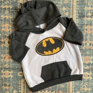 Batman short sleeve sweatshirt tee hoodie size 4
